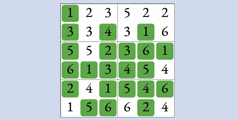 How to play swapoku example